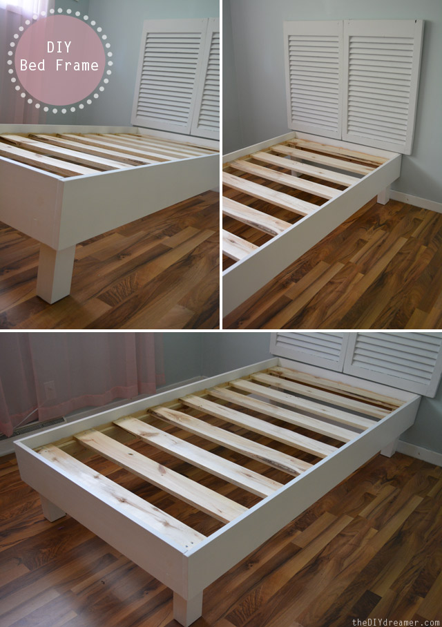 ll share how we made the bed frame in a future blog post.
