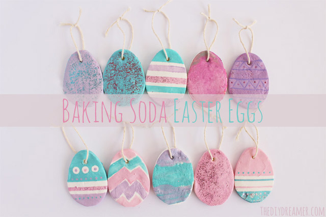 Baking Soda Easter Eggs - Easter Crafts