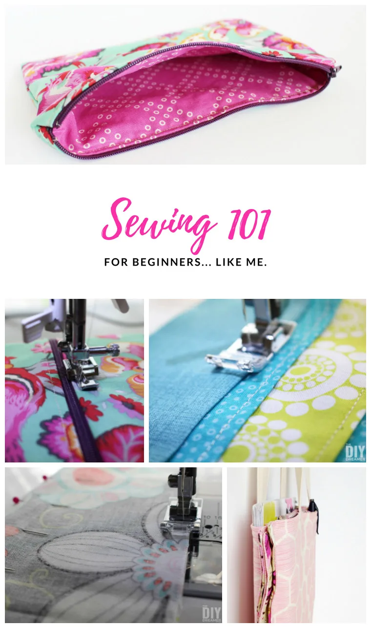 Sewing 101 - Guide for beginners, like me - The D.I.Y. Dreamer