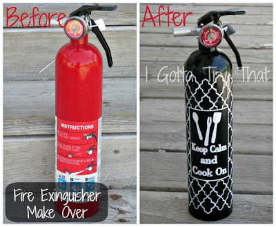 DIY Fire Extinguisher Makeover