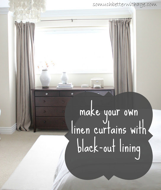 DIY Curtains With Blackout Lining