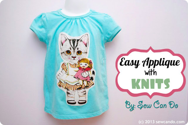 Easy Applique Method For Knits