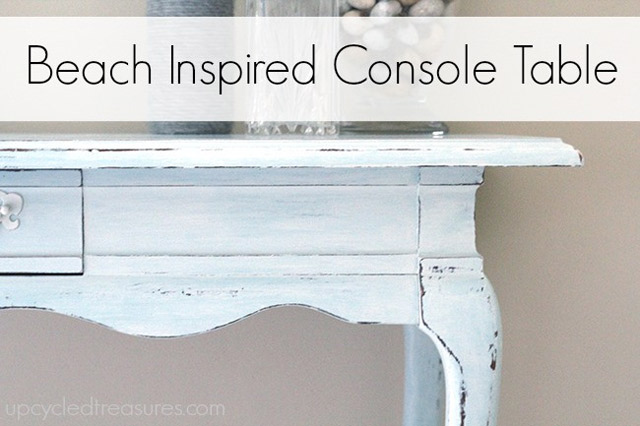 Beach Inspired Console Table
