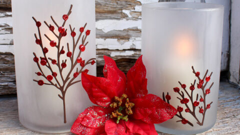 Christmas Candle Holders