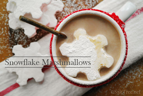 Snowflake Marshmallows - Recipe and Tutorial