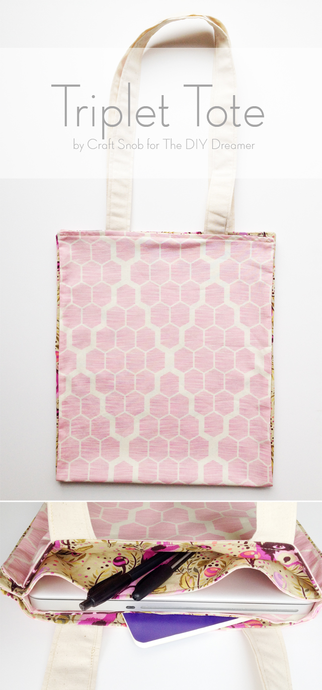 Tutorial - Beginners Snob} for {Craft Tote Sewing Triplet