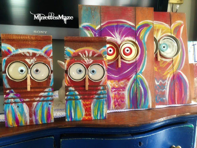 Rusty Crusty Junky Owl Decor