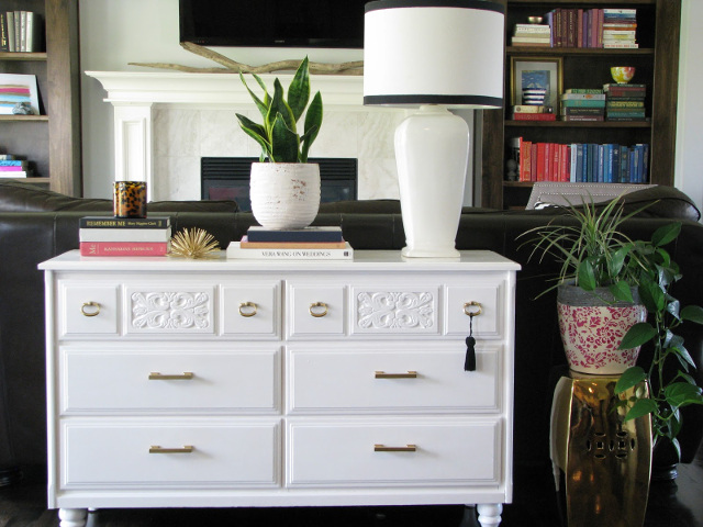 White Dresser - Learn how to paint a dresser
