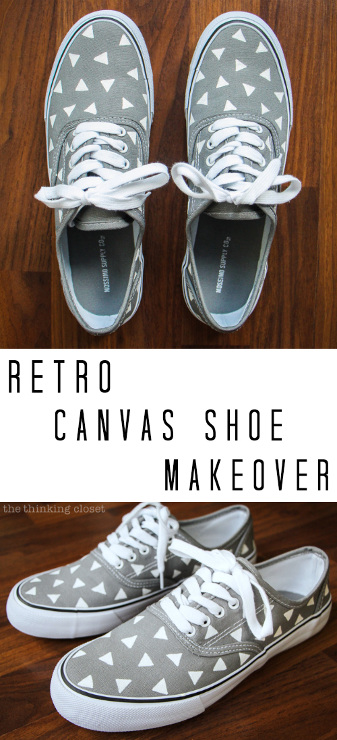 Retro Canvas Shoe Makeover