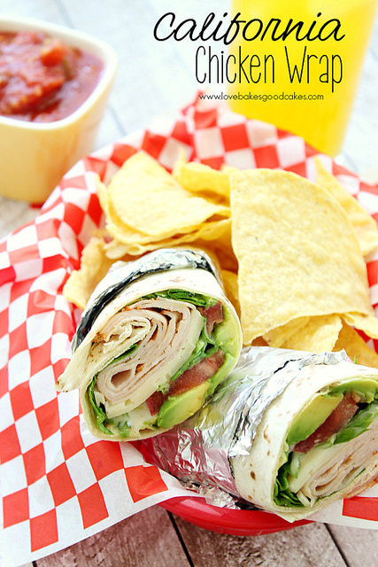 California Chicken Wrap Recipe