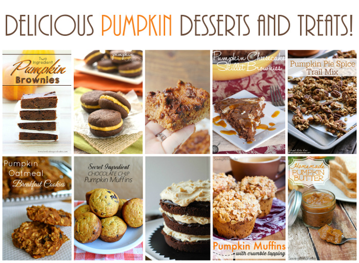 Absolutely delicious #Pumpkin Desserts and Treats that are certainly going to satisfy your pumpkin loving sweet tooth.