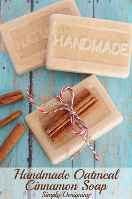 Handmade Oatmeal Cinnamon Soap