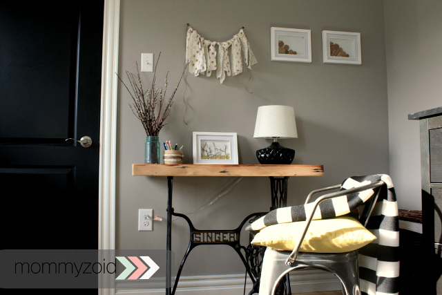 DIY Singer Sewing Table to a Desk