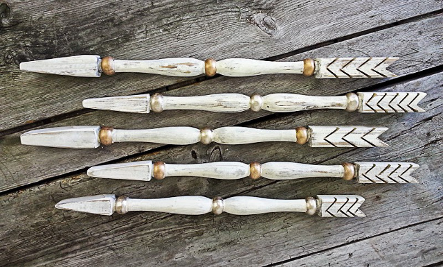 Porch Spindle Arrows