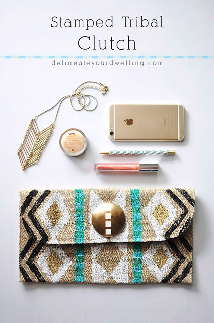 Stamped Tribal Clutch