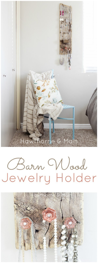 Barn Wood Jewelry Holder