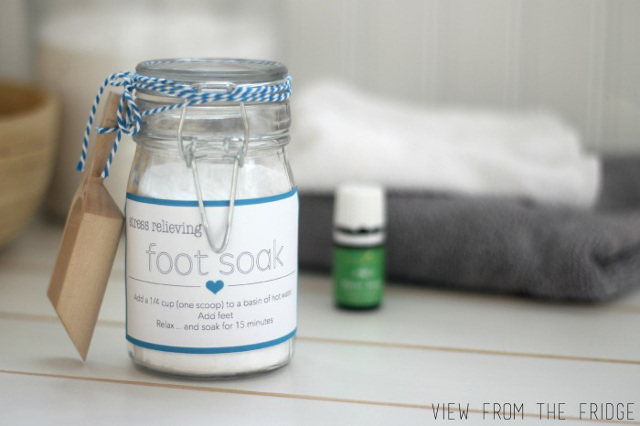 Homemade Stress Relieving Foot Soak
