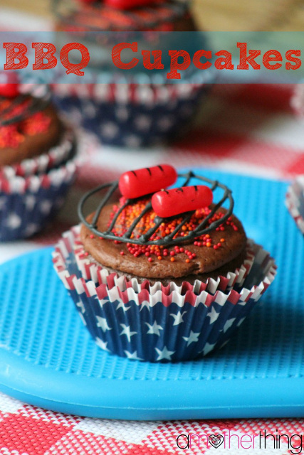 Oh so cute! BBQ Cupcakes!