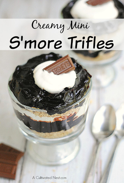 Creamy Mini S&rsquo;more Trifles