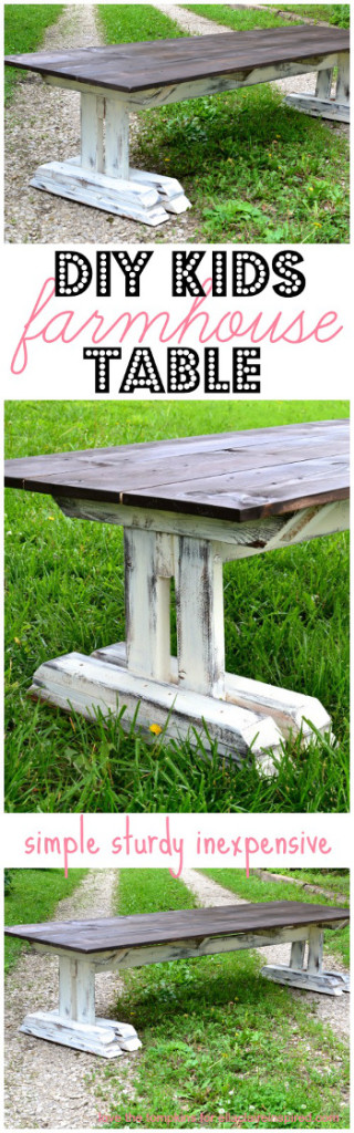 DIY Kids Farm Table