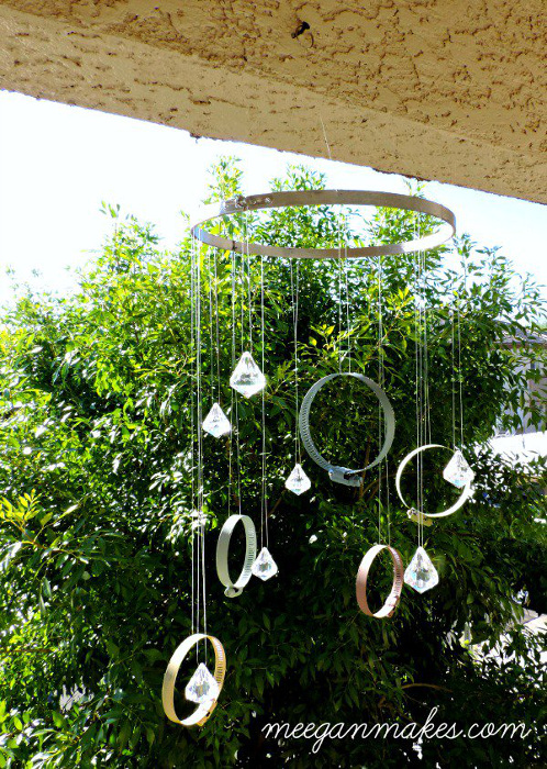 DIY Clamp & Crystal Sun Catcher