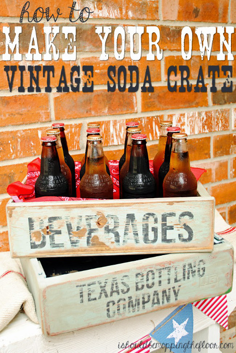 DIY Vintage Soda Crate Tutorial
