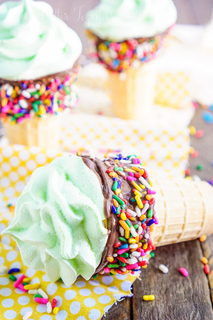 Meringue Ice Cream Cones