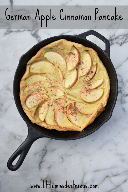 German Apple Cinnamon Pancake