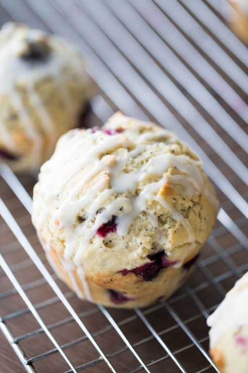 Blueberry Muffins with Poppyseeds