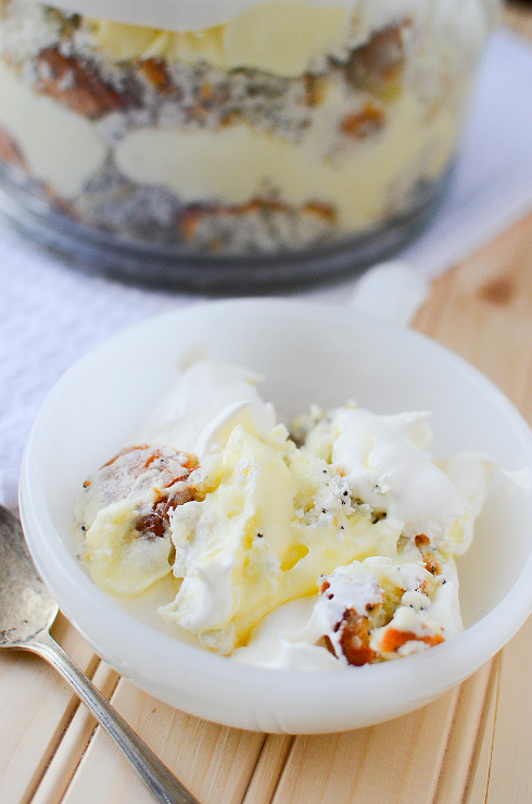 Lemon Poppy Seed Trifle