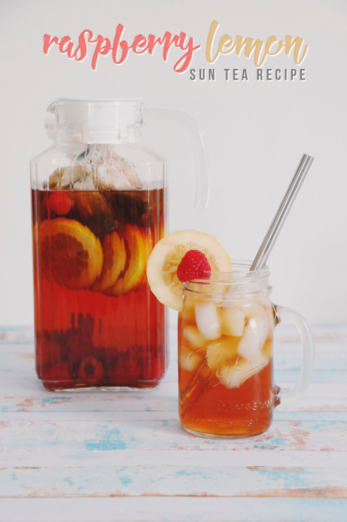 Simple Raspberry Lemon Sun Tea Recipe