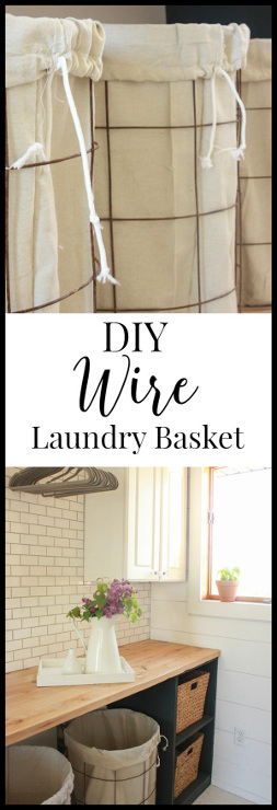 DIY Wire Laundry Baskets