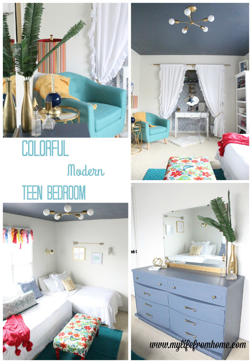 Modern Teen Hangout Bedroom