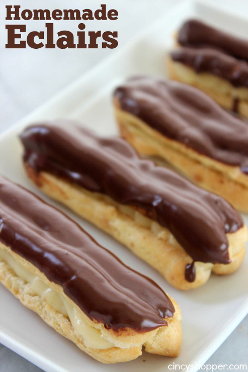 Homemade Eclairs Recipe