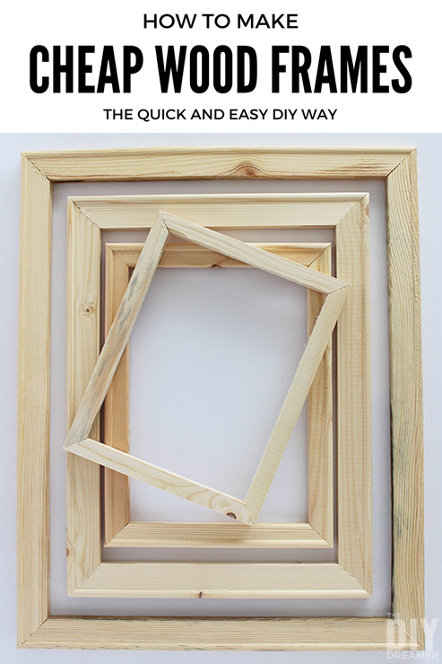 Cheap wood on sale picture frames