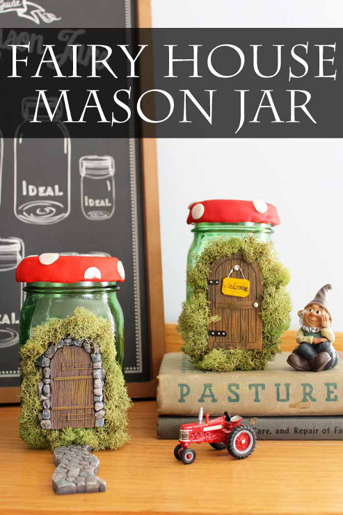 Fairy House Mason Jar