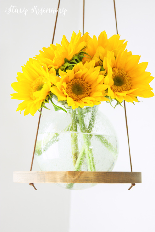 Glass Light Shade Vase: Three Ways