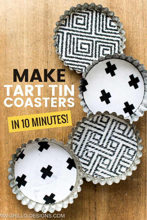 How To Make Coasters From Tart Tins
