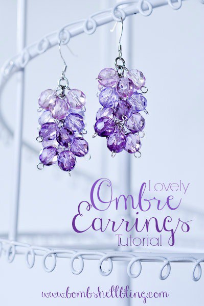 Ombre Earrings Tutorial