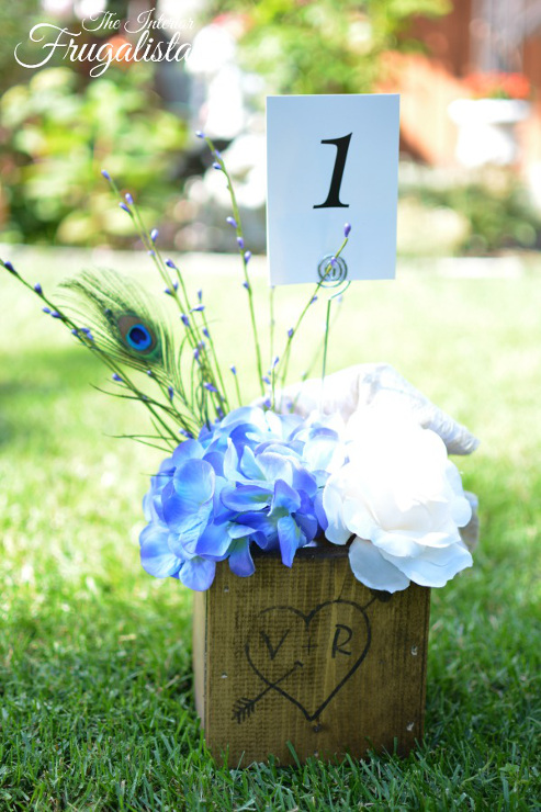 DIY Rustic Wedding Centerpiece Boxes