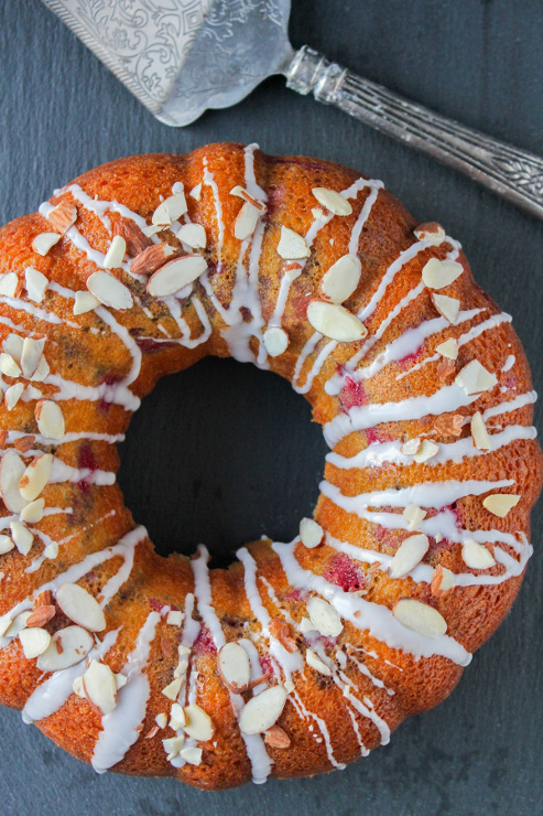 Cherry Almond Coffee Cake