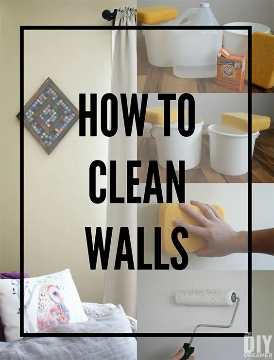 How to clean walls before starting to paint. Washing walls prior to applying paint is extremely important. Learn how to wash walls without using harsh chemicals.