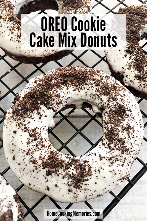 OREO Cake Mix Donuts Recipe