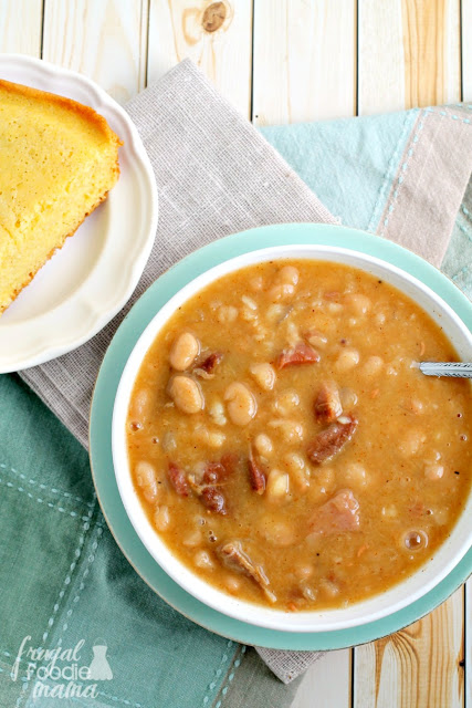 Slow Cooker Soup Beans & Ham