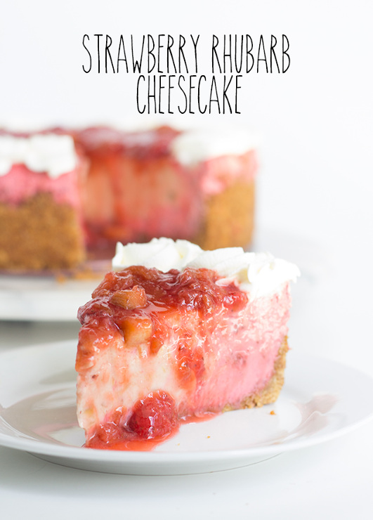 Strawberry Rhubarb Cheesecake Recipe