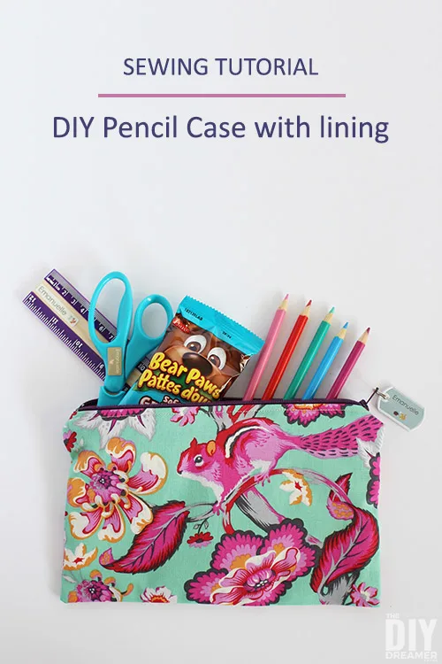 EASY Back-To-School Pencil Pouch! (Beginner Sewing Tutorial