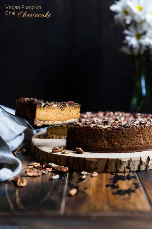 Chai Gluten Free Pumpkin Cheesecake