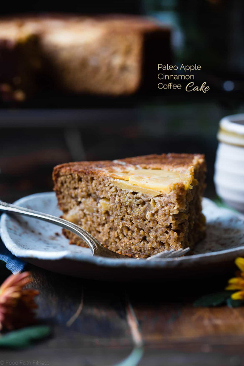Paleo Apple Gluten Free Coffee Cake