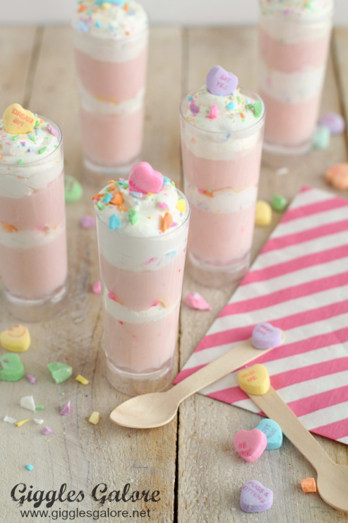 Conversation Heart Parfaits