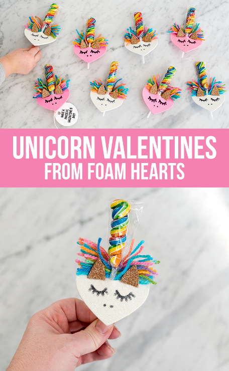 Make DIY Unicorn Valentines
